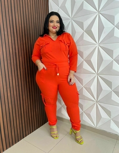 Conjunto Laranja em Neoprene: Estilo e Conforto em Tamanho Único (46-52) - comprar online