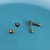 Labret Titânio Bolinha Lapidada