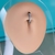 Argola Para Umbigo Titânio 2 Fileiras Zircônia - comprar online