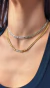 CHOKER ELOS FINOS COM ZIRCÔNIAS - comprar online