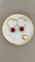 BRINCO ARGOLA MURANO CHERRY - loja online
