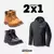 ¡2X1 IMPERDIBLE! BORCEGOS CATERPILLAR + CAMPERA COLUMBIA NEOPRENE NEGRA