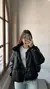 CAMPERA + CHALECO PUFFER ENGOMADO NEGRO en internet