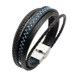 Pulsera cuerina elegir color