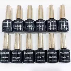 Caja esmalte charm limit color negro*12