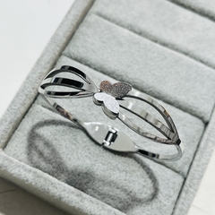 Pulsera esclava mariposa acero quirúrgico - comprar online
