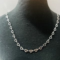 Cadena corazón 55cm acero quirúrgica - comprar online