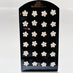 Arito flor strass pack x12 en internet