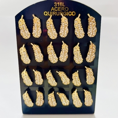 Arito pluma strass pack x12 - comprar online