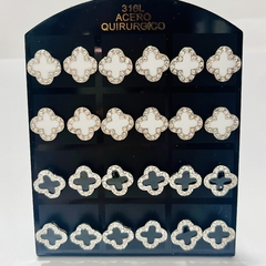Arito trébol strass pack x12 - comprar online