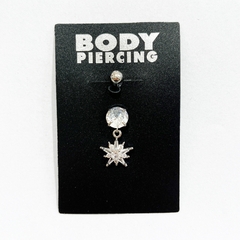 Piercing ombligo Strass por unidad acero quirúrgico elegir modelo en internet