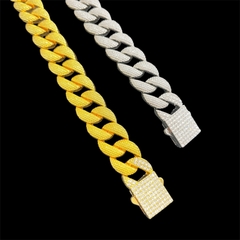 Pulsera cubana 1.6cmx22cm elegir color