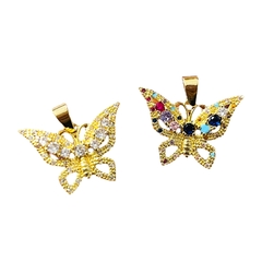 Dije mariposa dorado elegir color
