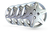 Juego De 4 Tazas De Rueda Rodado 13 Chevrolet Corsa Con Logo En Relieve - comprar online