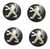 Centro Llanta Negro Peugeot Con Logo Cromado 52 Mm - comprar online