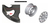 Taza Rodado 13 Negro Mate Chevrolet Classic/corsa/wagon - fersanz