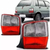 Juego 2 Faros Traseros Fiat Uno Fire Años 2004 Al 2016