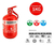 Matafuego 1 Kg Largo O Corto Apto Fuego Abc Homologado Iram - comprar online