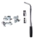 Kit 4 Bulones Antirrobo Llanta Aleación Cronos Argo + Llave