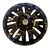 Juego 4 Tazas Negras Rod. 13 Con Logo Vw Gol.senda.saveiro