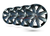 Imagen de Kit 4 Taza Rodado 13 Grafito Renault Clio.kangoo Logo Cromo