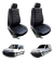 Funda Cubre Asiento Cuero 2 Piezas Citroen Berlingo Furgon