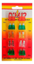 Blister X 10 Fusibles Ficha Plana Surtido 10a A 30a