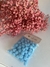 Pompom 100mm azul