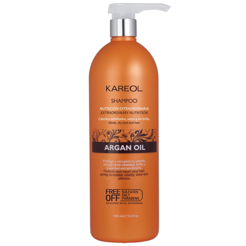 Kareol Argán Shampoo · Nutrición Suprema Antioxidante 1litro