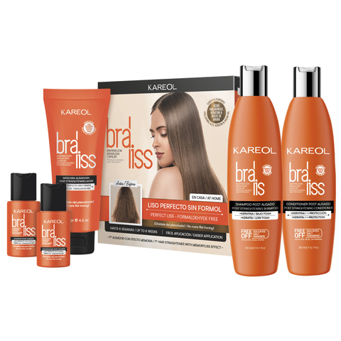 Kareol Braliss Alisado, Shampoo Y Acond · Keratina Y Argán