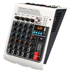 Mixer consola Analógica 4 canales MX400 Roos Bluetooth reproductor USB 3EQ. Phanton power grabador salidas auricular - comprar online