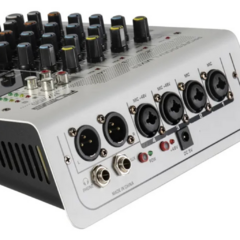 Mixer consola Analógica 4 canales MX400 Roos Bluetooth reproductor USB 3EQ. Phanton power grabador salidas auricular en internet