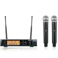 Sistema de Microfono Inalambrico doble de mano UHF Ross FUP-002 - comprar online