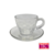 Set x6 Tazas de Vidrio con Platito Estambul 230ml - comprar online