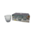 Set x6 Vasos Diseño Gris 300ml
