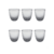 Set x6 Vasos Diseño Gris 300ml en internet