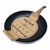 Sarten Antiadherente Gris 30cm Mango Simil Madera 61430ARA Carol