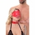 ANTIFAZ LUXURY CIEGO REFORZADO CHAROL ROJO