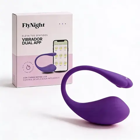 Vibrador Dual App Violeta