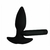 Imagen de Plug Anal Con Vibrador Silicona Bulk