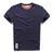 Camiseta masculina de algodão cor sólida camisa masculina causal - loja online