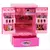 Moda mini acessórios geladeira para boneca barbie casa dos sonhos móveis cozinha conjunto