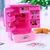 Imagem do Moda mini acessórios geladeira para boneca barbie casa dos sonhos móveis cozinha conjunto