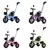 Triciclo infantil ALWAYSME para idades de 12 a 72 meses - Loja Perfeita