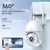 Lenovo 5mp inteligente wifi câmera ptz ao ar livre 5x zoom rastreamento digital