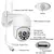 Smar 1080p armazenamento em nuvem sem fio ptz câmera ip speed dome cctv câmera - loja online