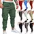 Calças masculinas finas moda casual jogger calças 2020 streetwear