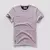 Camiseta masculina de algodão cor sólida camisa masculina causal