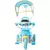 Triciclo Motoca Infantil Passeio Azul com Empurrador e Cobertura BW003-A IMPORTW na internet