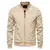 Primavera verão jaqueta bomber masculina preto casual fino ajuste alta qualidade - comprar online